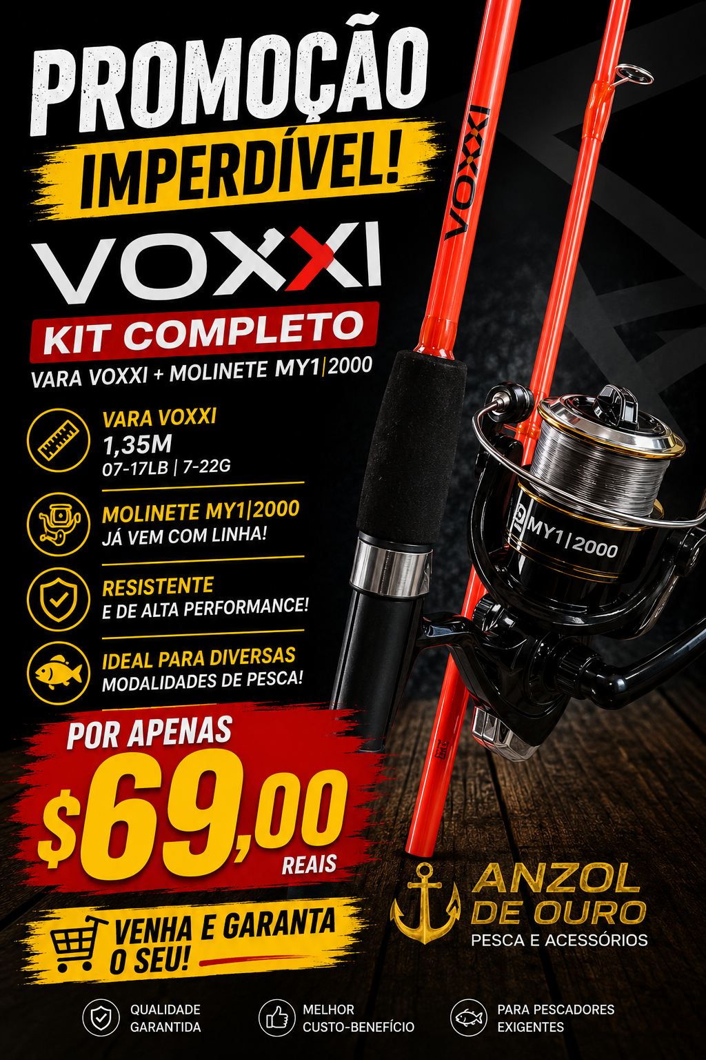 Molinete Voxxi MY1